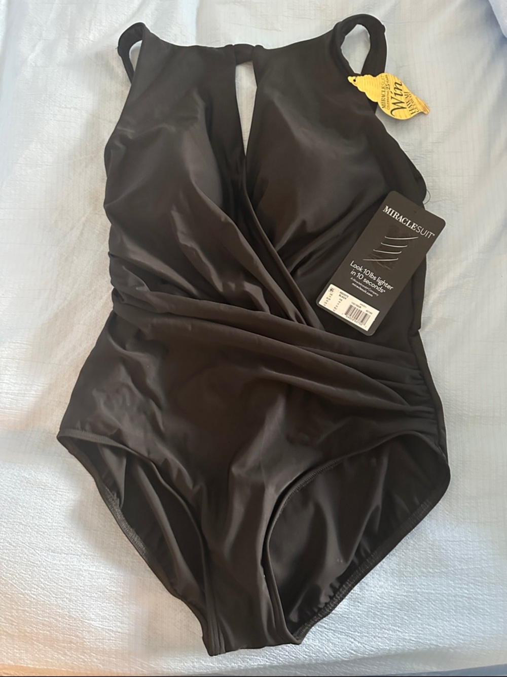 Miraclesuit Black One-Piece Swimwear